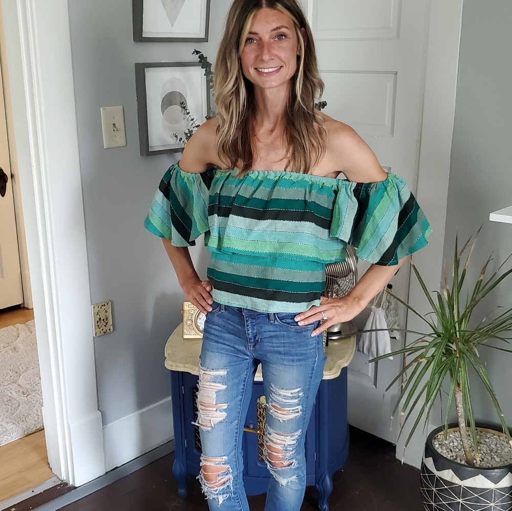 Stela 9 off the shoulder blouse